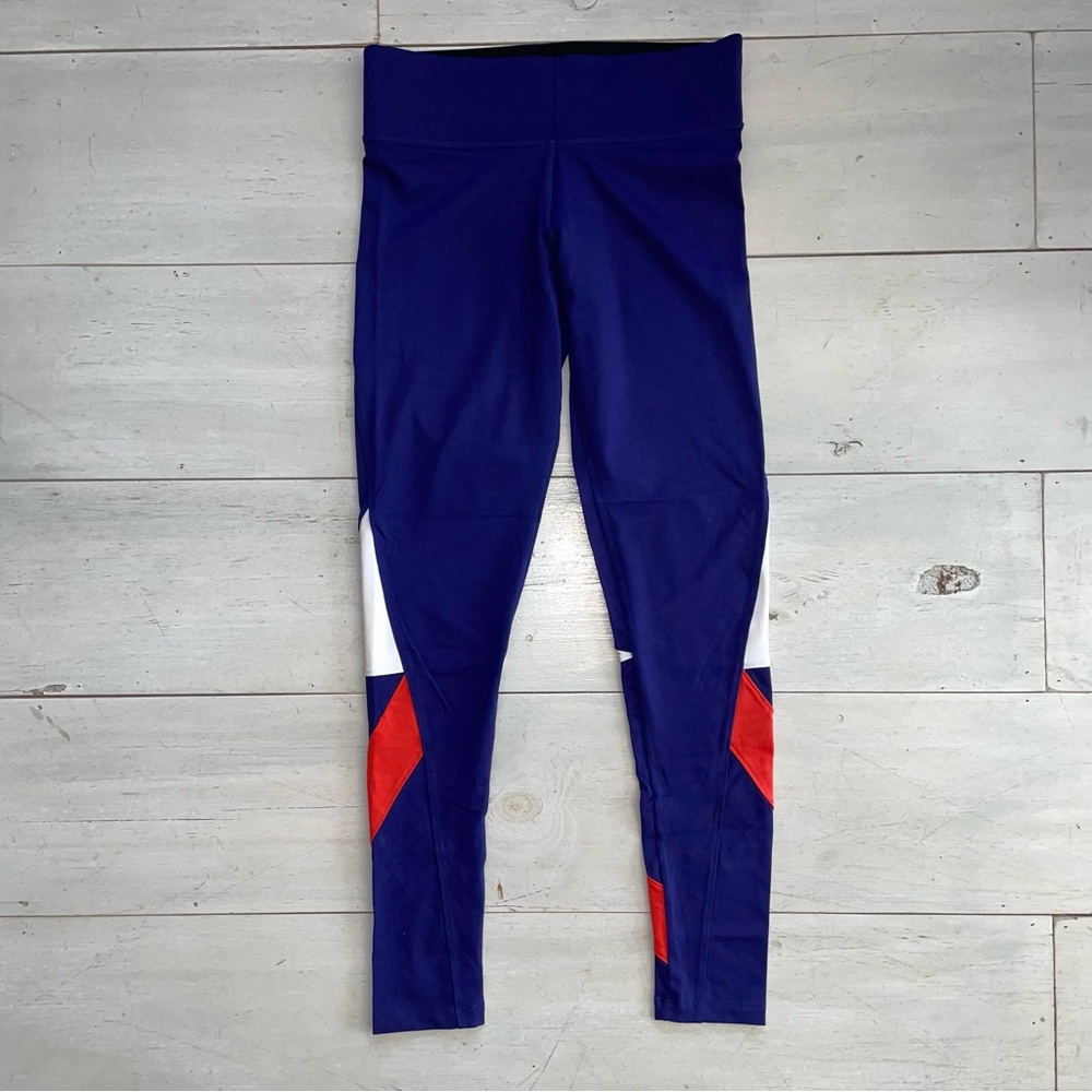 PINK Women’s Victoria’s Secret Ultimate Leggings Geometric Blue Red Size S